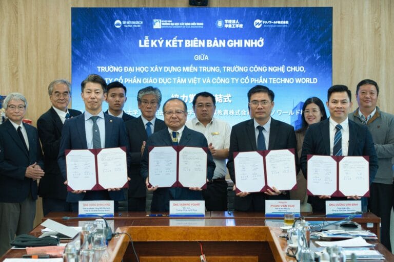 ky ket hop tac mou tam viet education mou muce chuo techno world 1