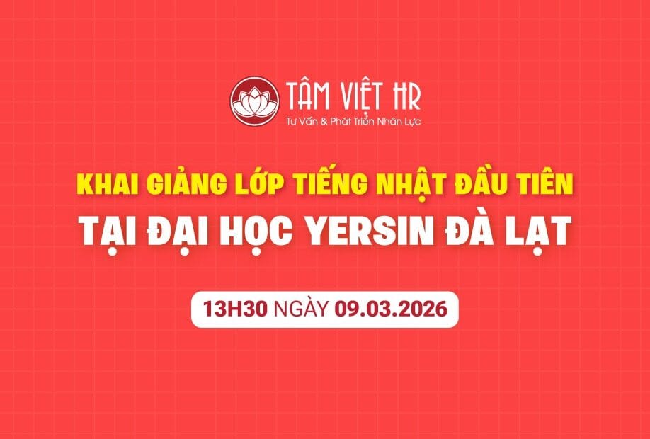 dh yersin da lat tam viet khai giang lop tieng nhat 0
