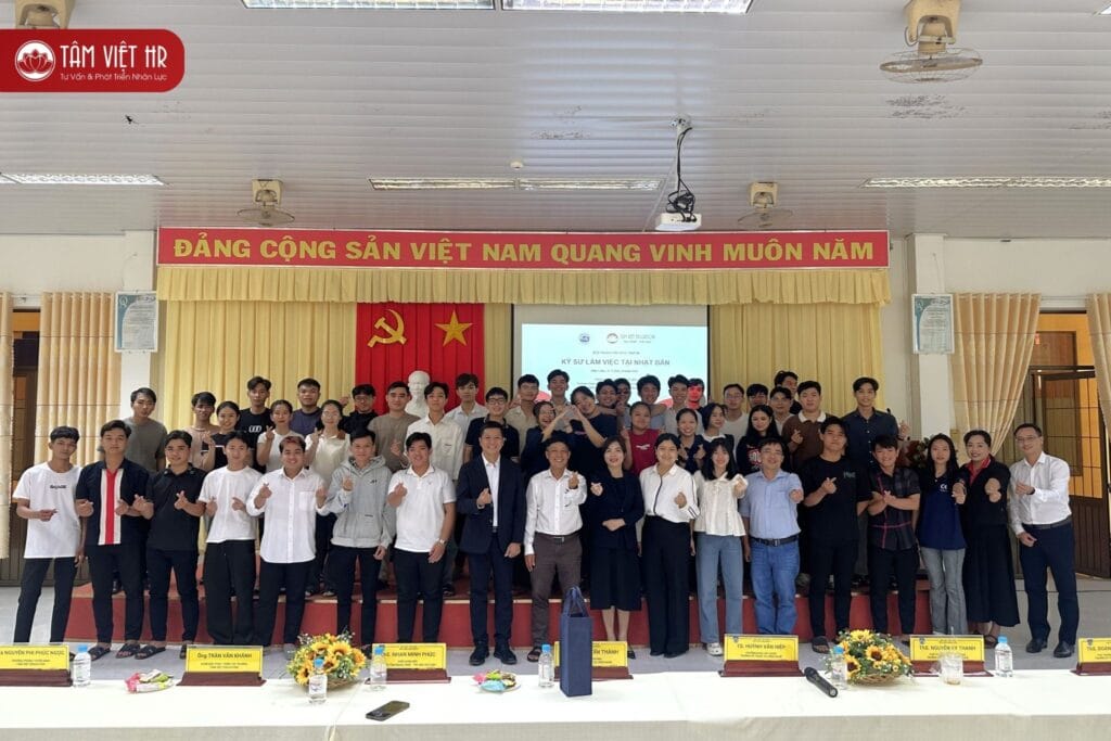 Tâm Việt Education đã phối hợp cùng Trường Đại học Trà Vinh tổ chức thành công Hội thảo Kỹ sư làm việc tại Nhật Bản
