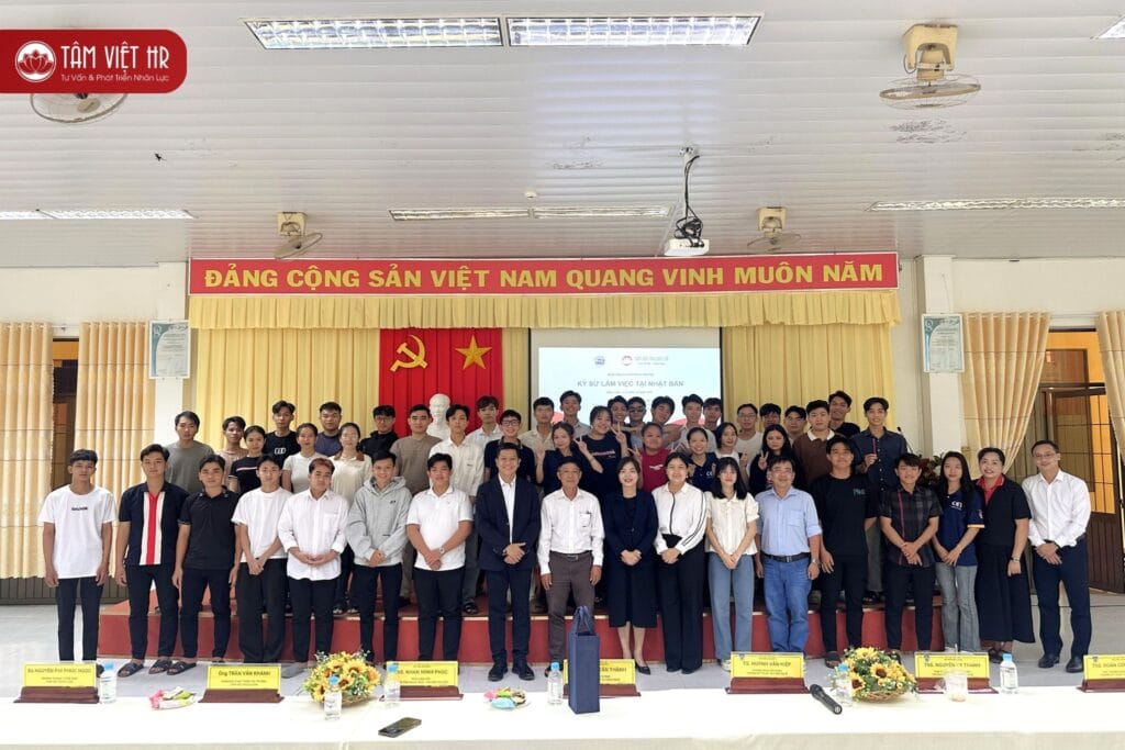 Tâm Việt Education đã phối hợp cùng Trường Đại học Trà Vinh tổ chức thành công Hội thảo Kỹ sư làm việc tại Nhật Bản